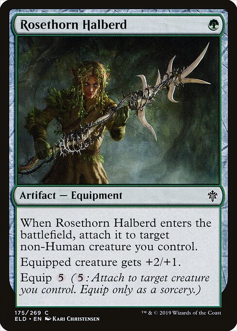 Rosethorn Halberd — art by Kari Christensen