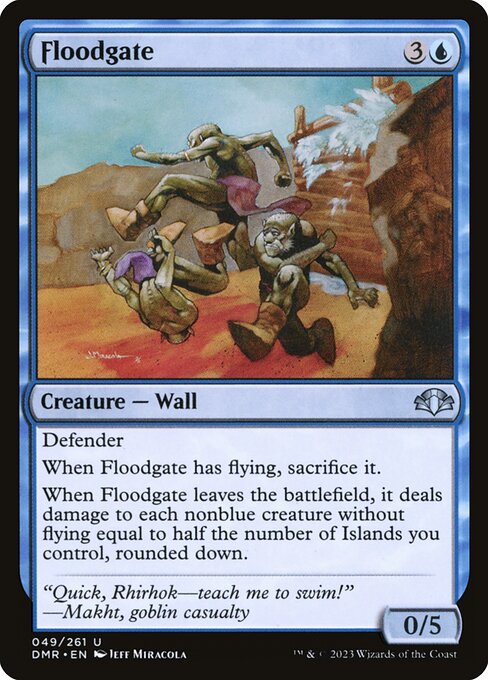 Floodgate — art by Jeff Miracola