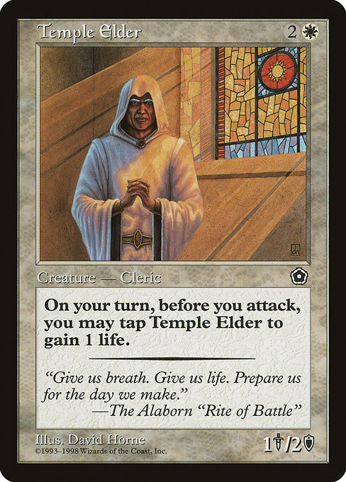 Temple Elder — art by David Horne