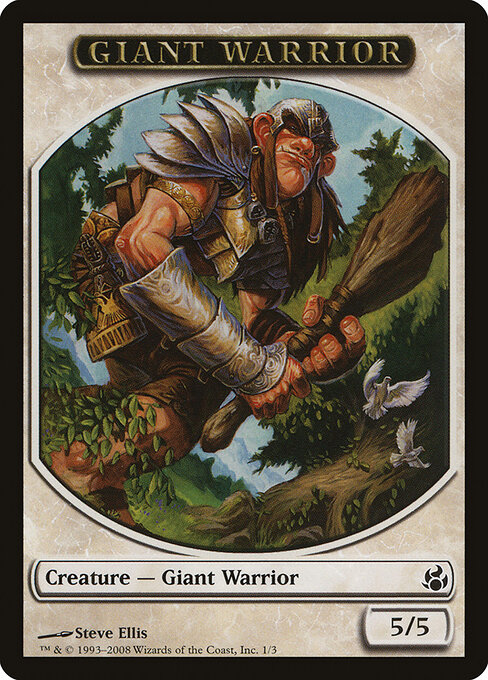 Giant Warrior — art by Steve Ellis