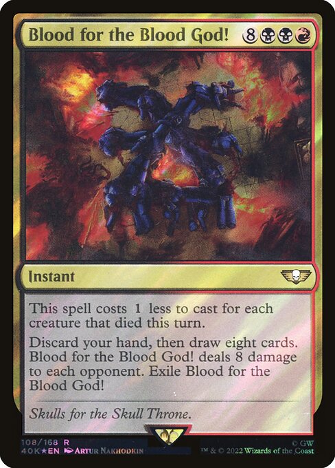 Blood for the Blood God! — art by Artur Nakhodkin