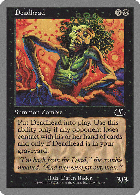 Deadhead — art by Daren Bader