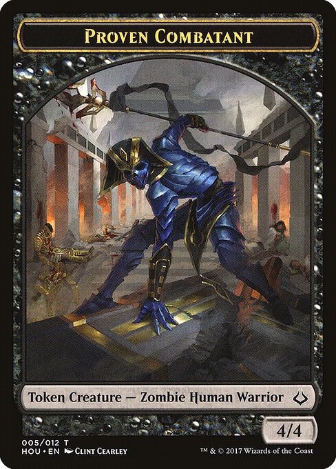 Proven Combatant — art by Clint Cearley
