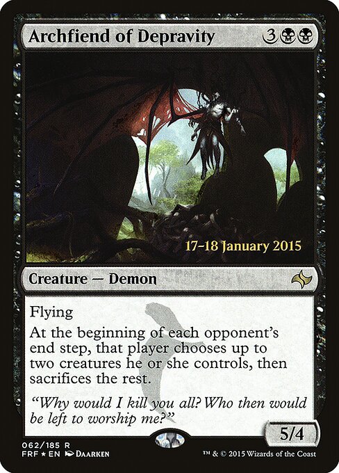 Archfiend of Depravity — art by Daarken