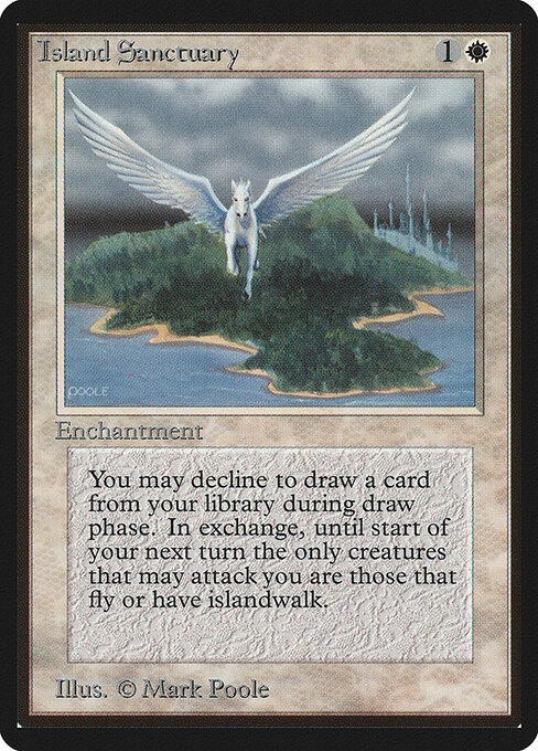 Island Sanctuary — art by Mark Poole