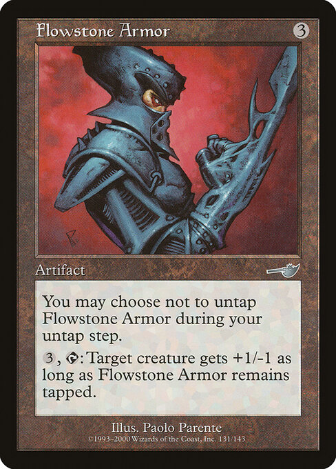 Flowstone Armor — art by Paolo Parente