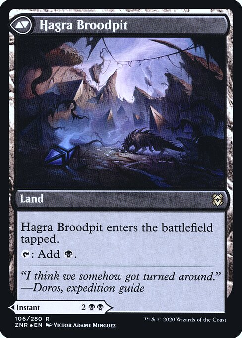 Hagra Mauling // Hagra Broodpit — art by Victor Adame Minguez