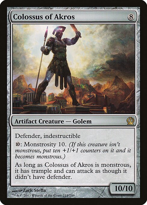Colossus of Akros — art by Zack Stella