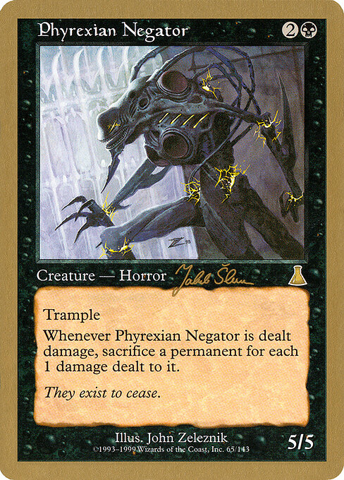Phyrexian Negator — art by John Zeleznik
