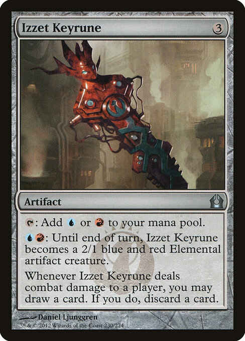 Izzet Keyrune — art by Daniel Ljunggren