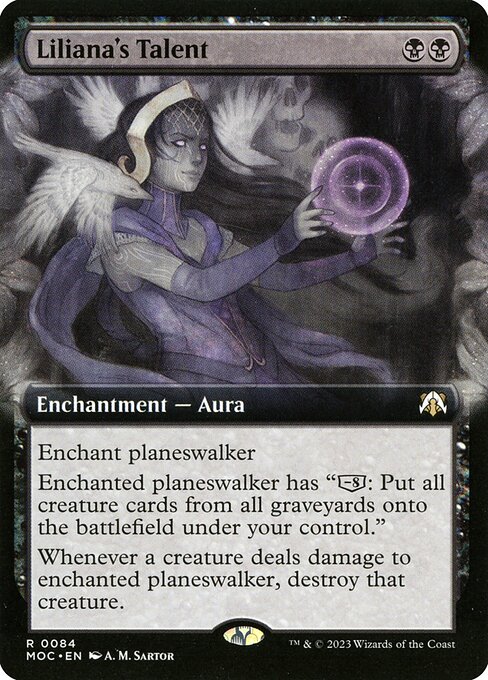 Liliana's Talent — art by A. M. Sartor