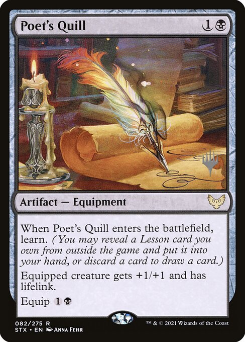 Poet's Quill — art by Anna Fehr