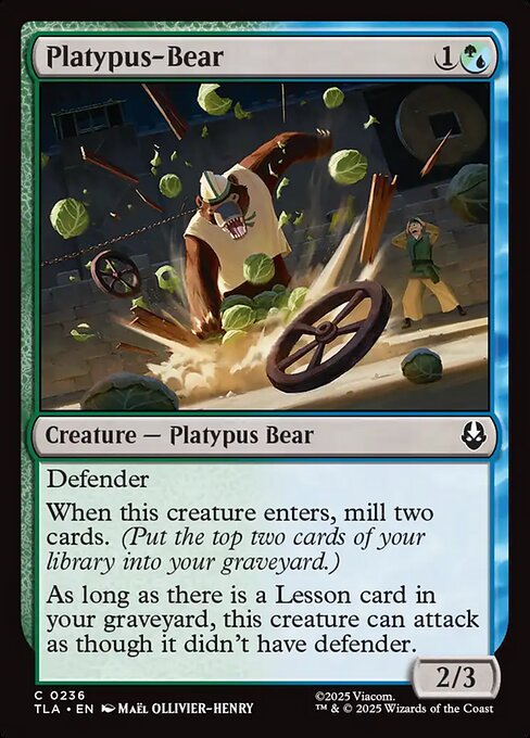 Platypus-Bear — art by Maël Ollivier-Henry