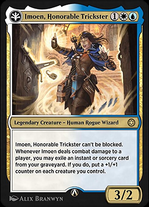 Imoen, Honorable Trickster — art by Alix Branwyn