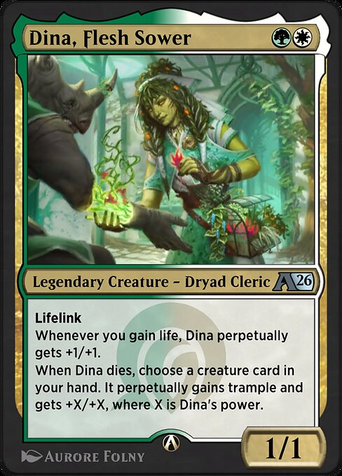Dina, Flesh Sower — art by Aurore Folny
