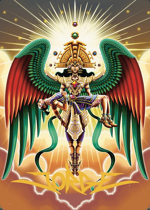 Resplendent Angel // Resplendent Angel — art by Jorge Gutierrez Garcia