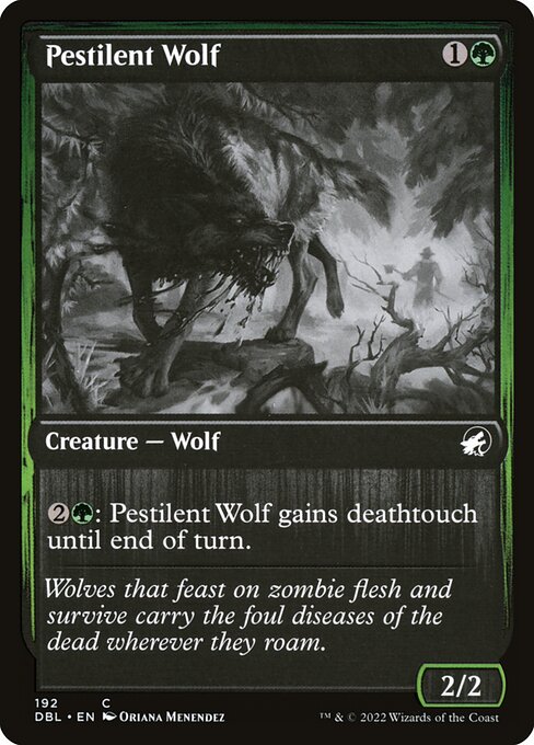 Pestilent Wolf — art by Oriana Menendez