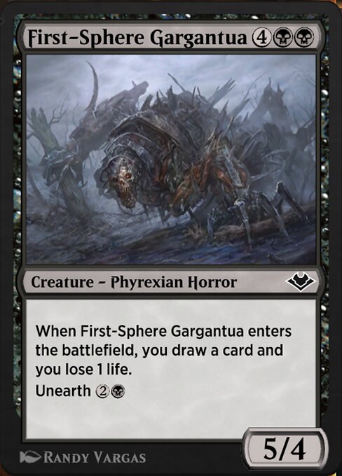 First-Sphere Gargantua — art by Randy Vargas