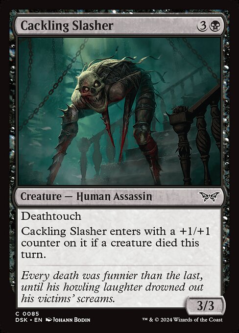 Cackling Slasher — art by Johann Bodin