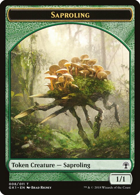 Wurm // Saproling — art by Brad Rigney
