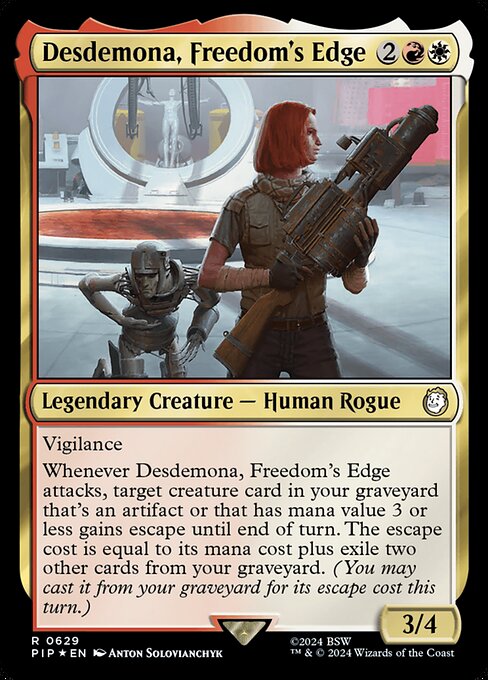 Desdemona, Freedom's Edge — art by Anton Solovianchyk