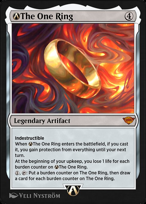 A-The One Ring — art by Veli Nyström