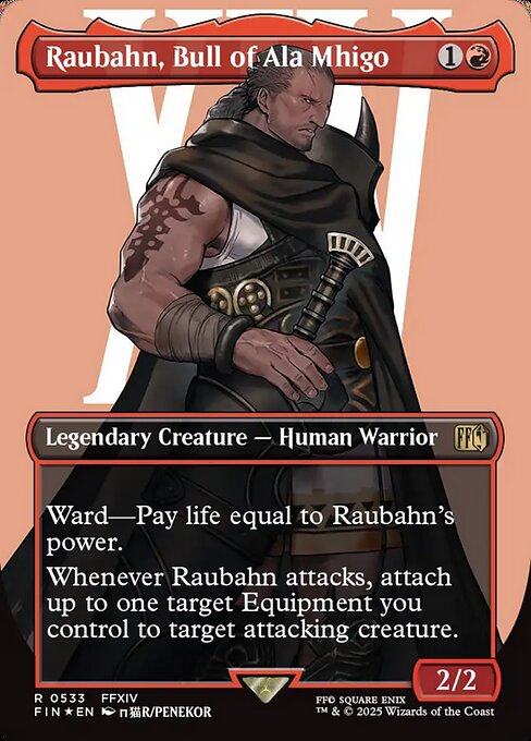 Raubahn, Bull of Ala Mhigo — art by Penekor