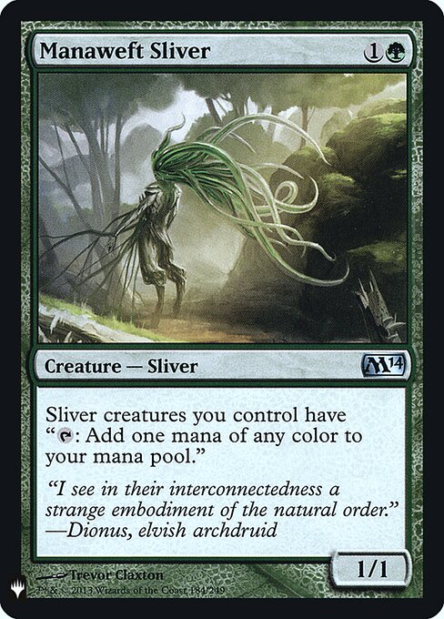 Manaweft Sliver — art by Trevor Claxton