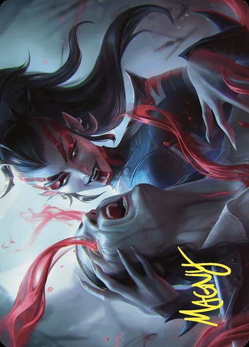 Exsanguinate // Exsanguinate — art by Marie Magny