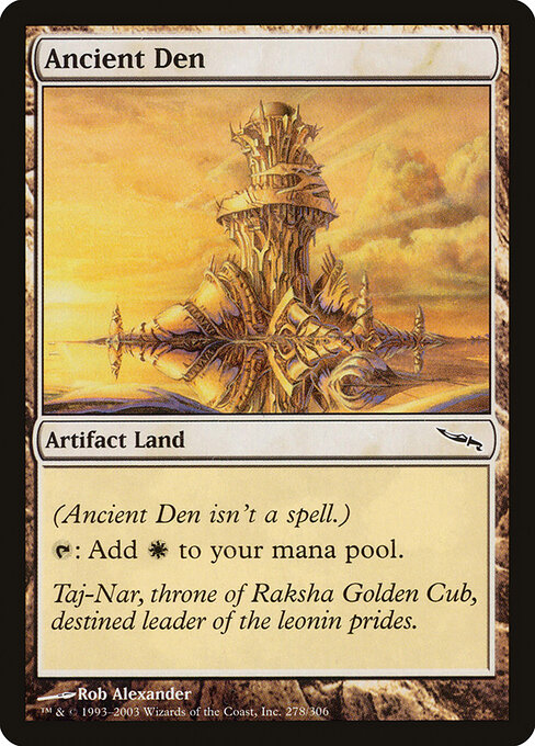 Ancient Den — art by Rob Alexander