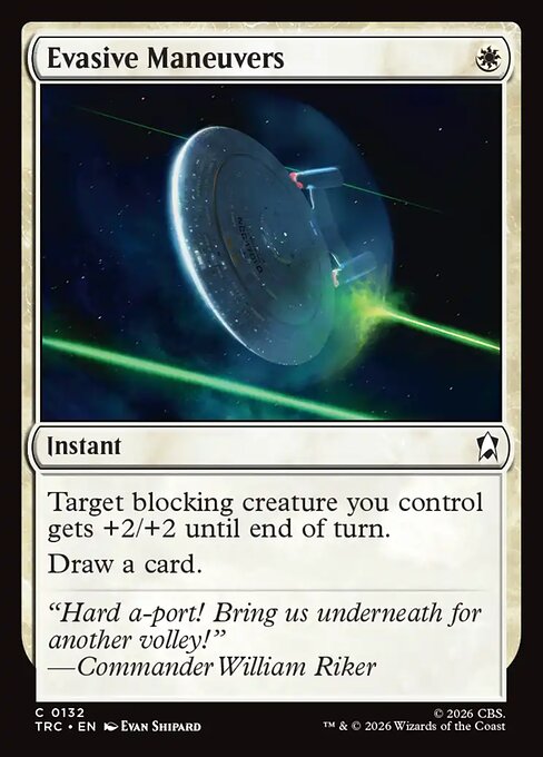 Evasive Maneuvers — art by Evan Shipard