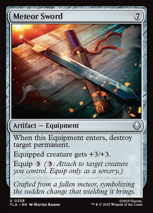 Meteor Sword — art by Matteo Bassini