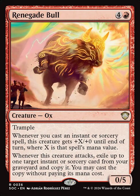 Renegade Bull — art by Adrián Rodríguez Pérez