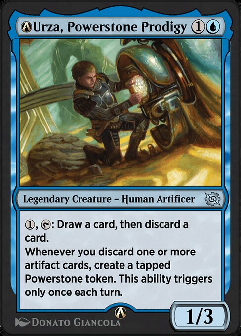 A-Urza, Powerstone Prodigy — art by Donato Giancola