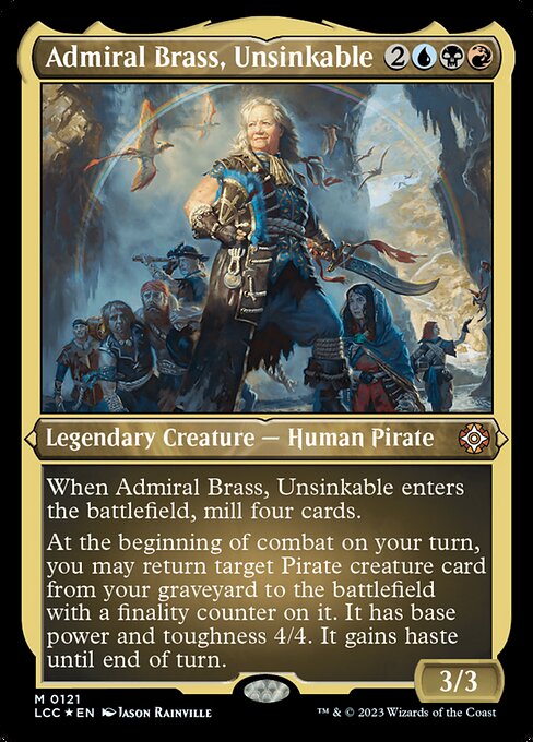 Admiral Brass, Unsinkable — art by Jason Rainville