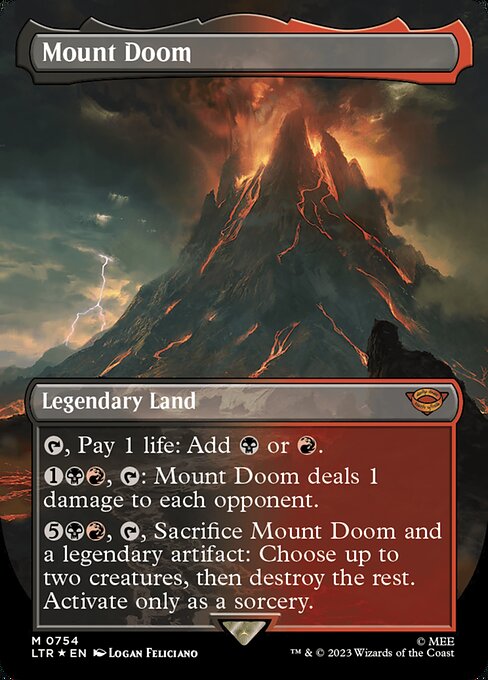 Mount Doom — art by Logan Feliciano