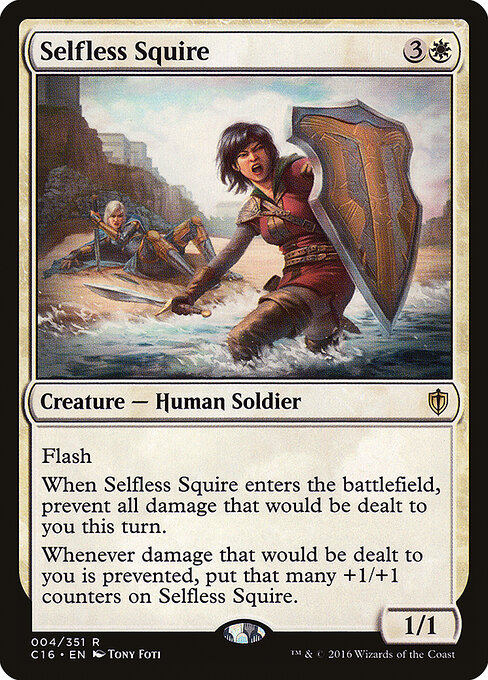 Selfless Squire — art by Tony Foti