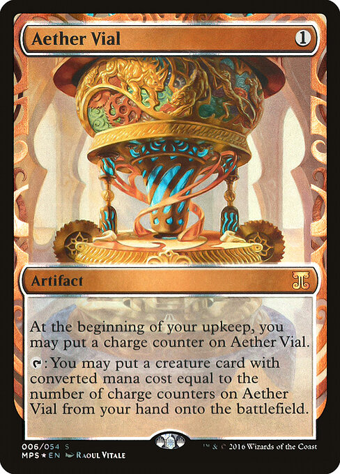 Aether Vial — art by Raoul Vitale