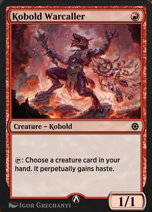 Kobold Warcaller — art by Igor Grechanyi