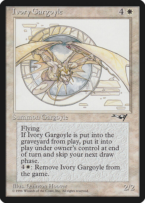 Ivory Gargoyle — art by Quinton Hoover