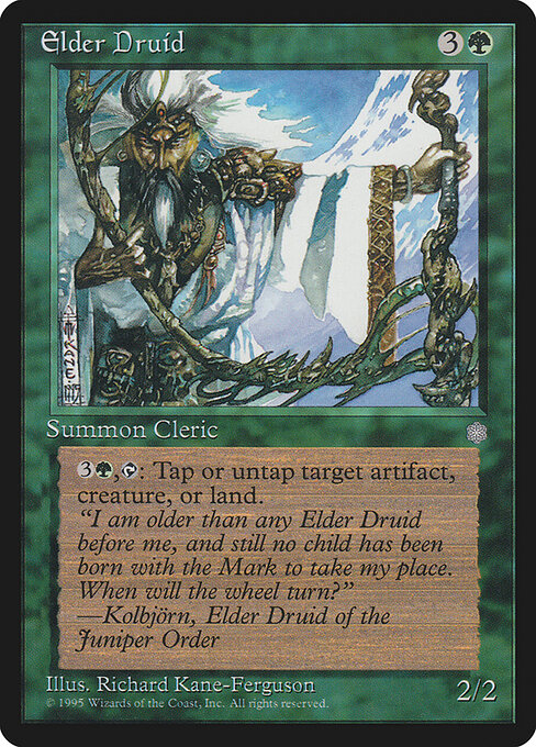 Elder Druid — art by Richard Kane Ferguson