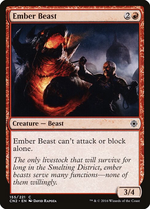 Ember Beast — art by David Rapoza