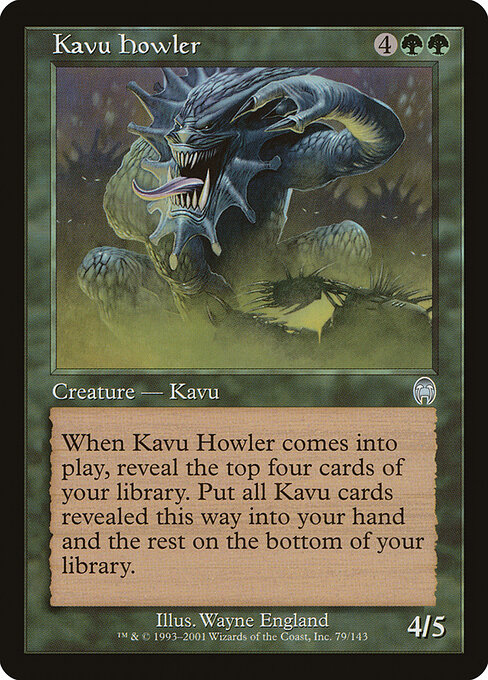Kavu Howler — art by Wayne England