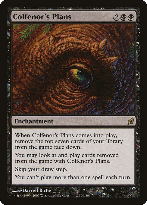 Colfenor's Plans — art by Darrell Riche