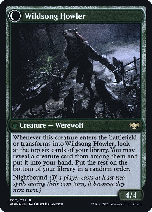 Howlpack Piper // Wildsong Howler — art by Cristi Balanescu