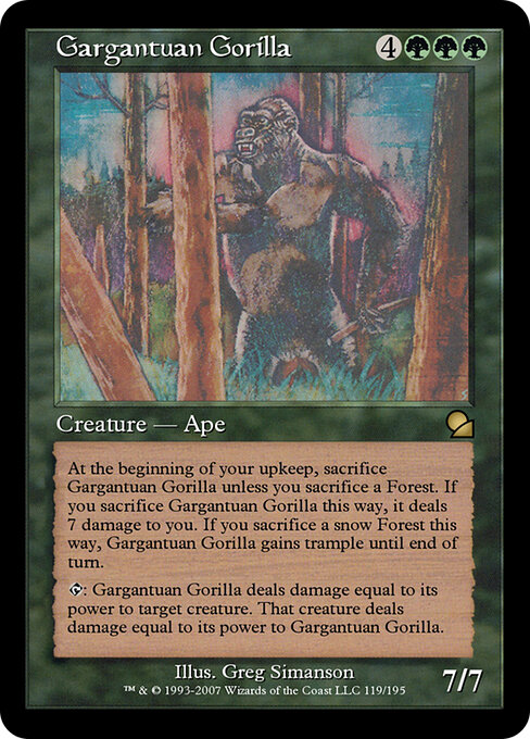 Gargantuan Gorilla — art by Greg Simanson
