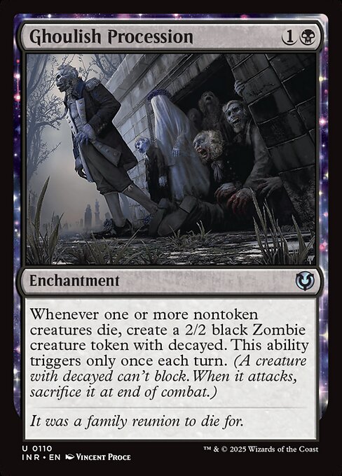 Ghoulish Procession — art by Vincent Proce