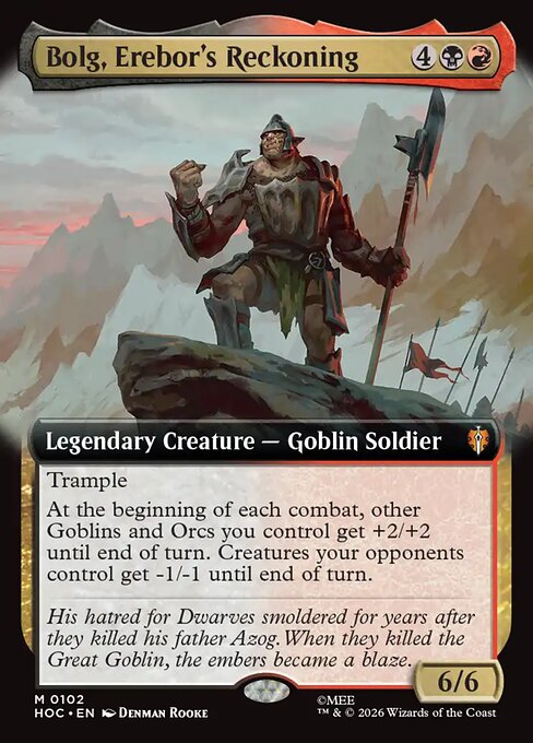 Bolg, Erebor's Reckoning — art by Denman Rooke