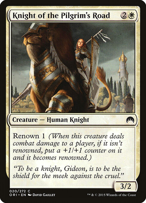 Knight of the Pilgrim's Road — art by David Gaillet