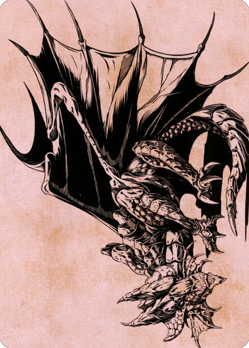 Ancient Copper Dragon // Ancient Copper Dragon — art by Phil Stone